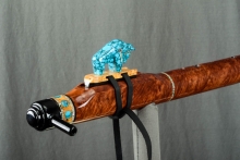 Red Mallee Burl Native American Flute, Minor, Low E-4, #L56E